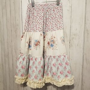Floral girls skirt